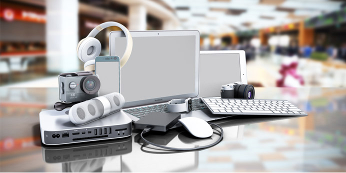 Collection of expensive electronics